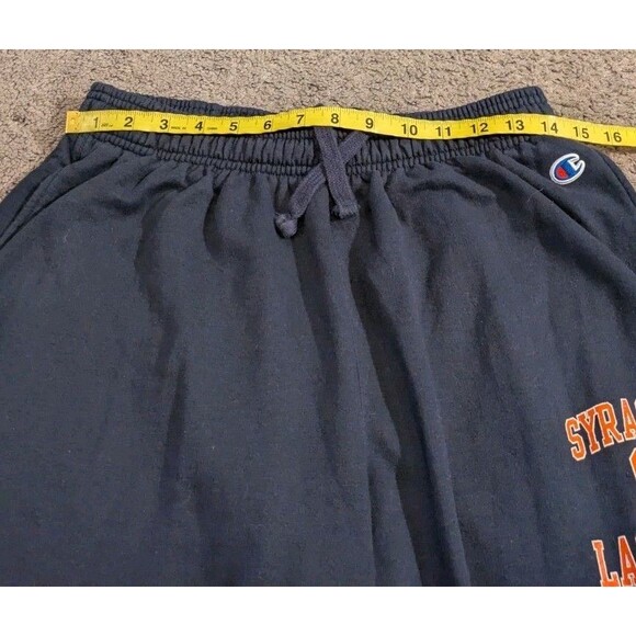 Champion Syracuse Orange Lacrosse Blue Sweatpants Joggers Men's Large - Picture 5 of 6